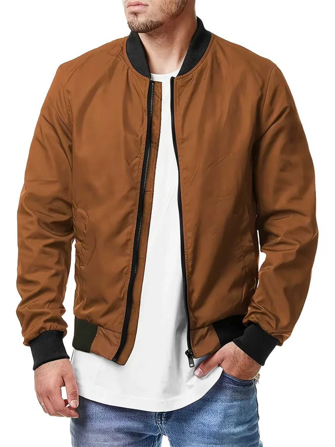 Jackets Bomber Spring Fall Cross-border Casual Trend Coats New Fashion Spring And Autumn Men All Sports Casual Stand Collar W250809