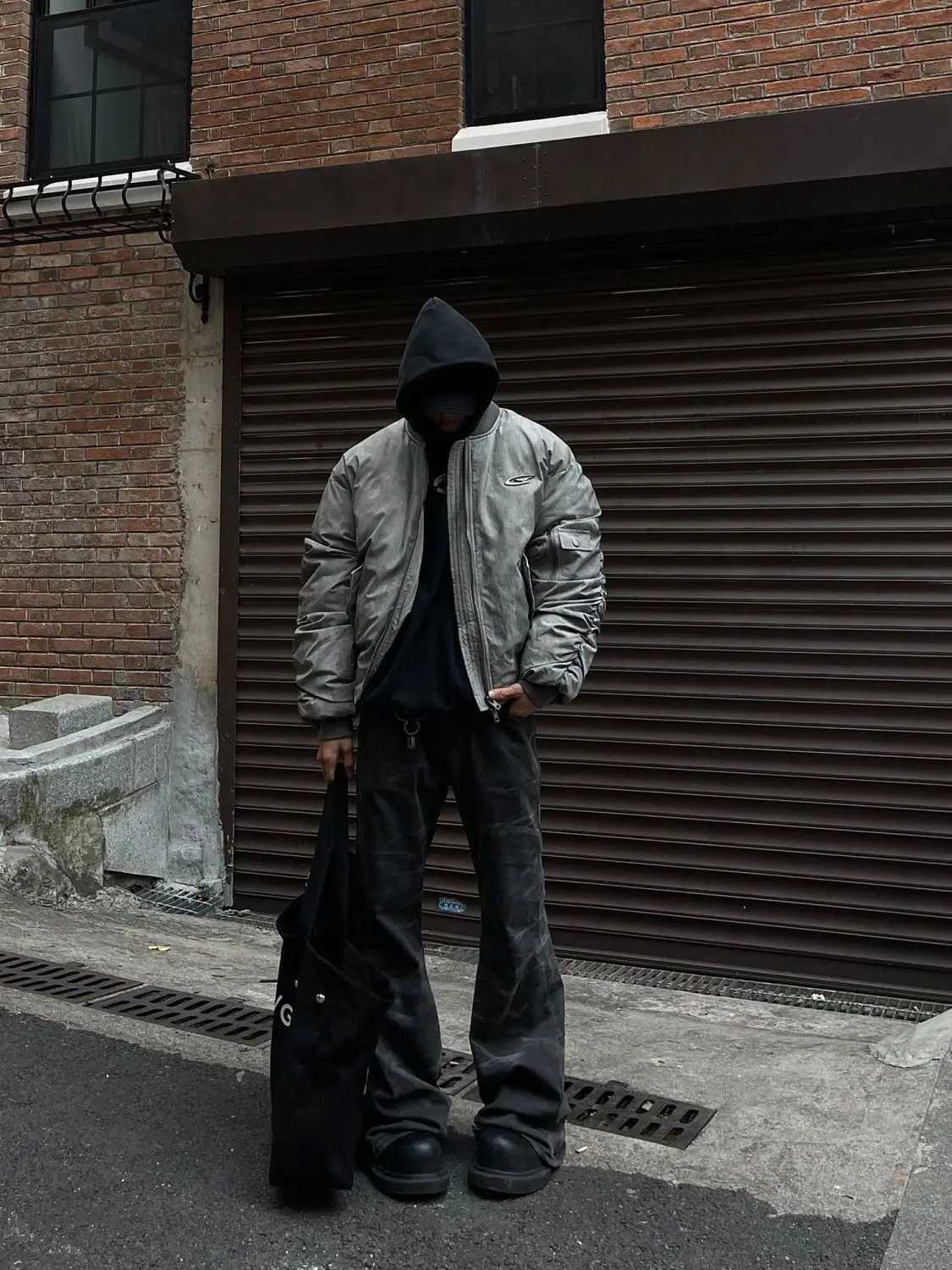 New Korean Fashion Retro Flight Suit Baseball Suit Y2k Jackets for Men Hip Hop Punk Long Sleeve Zipper Jacket Coats Streetwear W250809