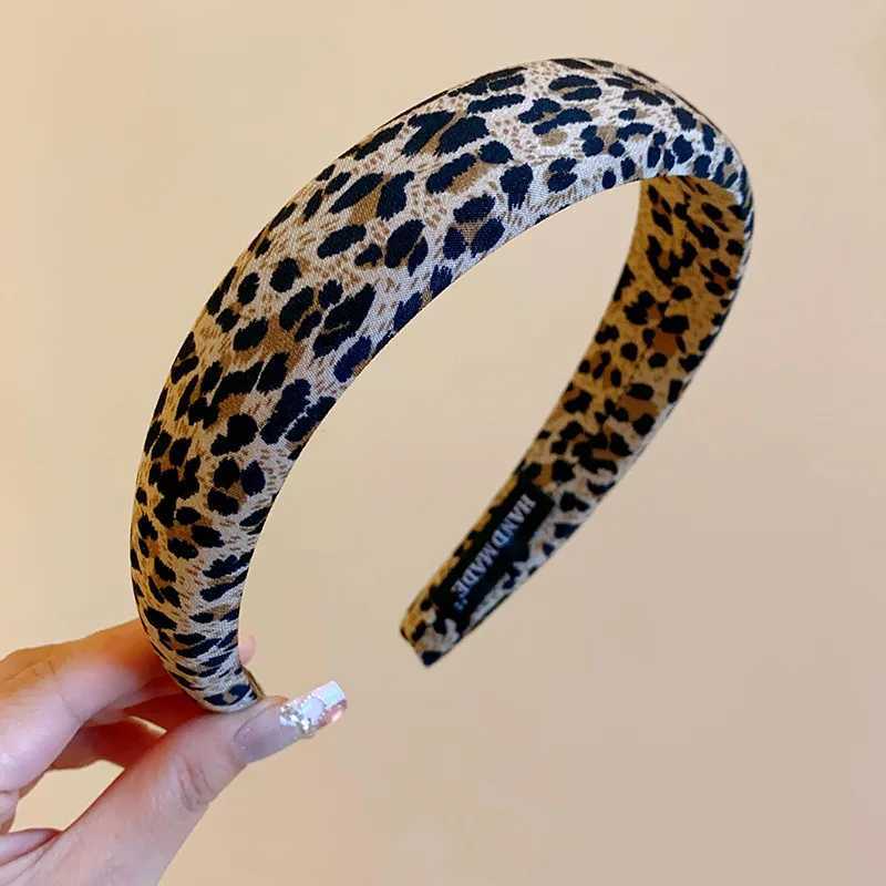 1/3pcs 1.5/2/3CM Chic Leopard Print Band With Sponge Padding for Women Girls Daily Use Fashion Comfortable Hair Accessory Y250809