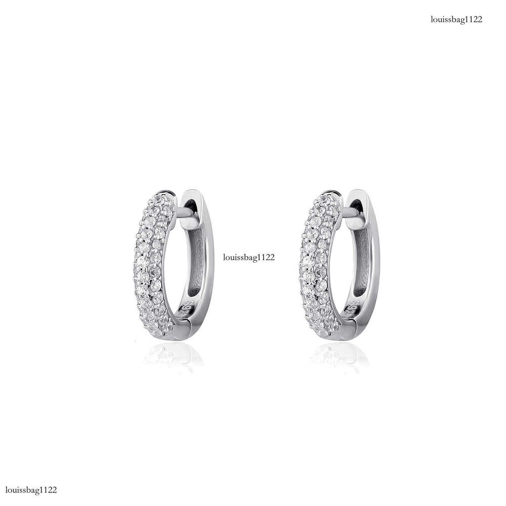 insIced Out VVS Zircon Round Unisex Hip-Hop Trendy Bling Earrings