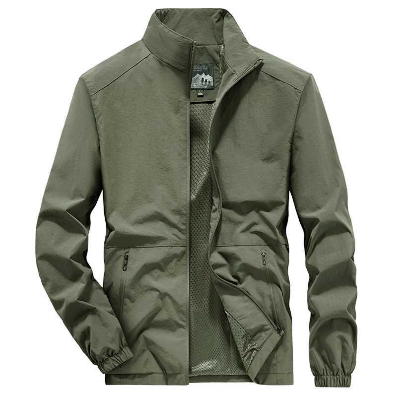 Spring Lightweight Varsity Jacket Men Summer Windbreaker Bomber Jacket Outdoor Gym Jogger Sport Hiking Running Coat Men Clothing W250809