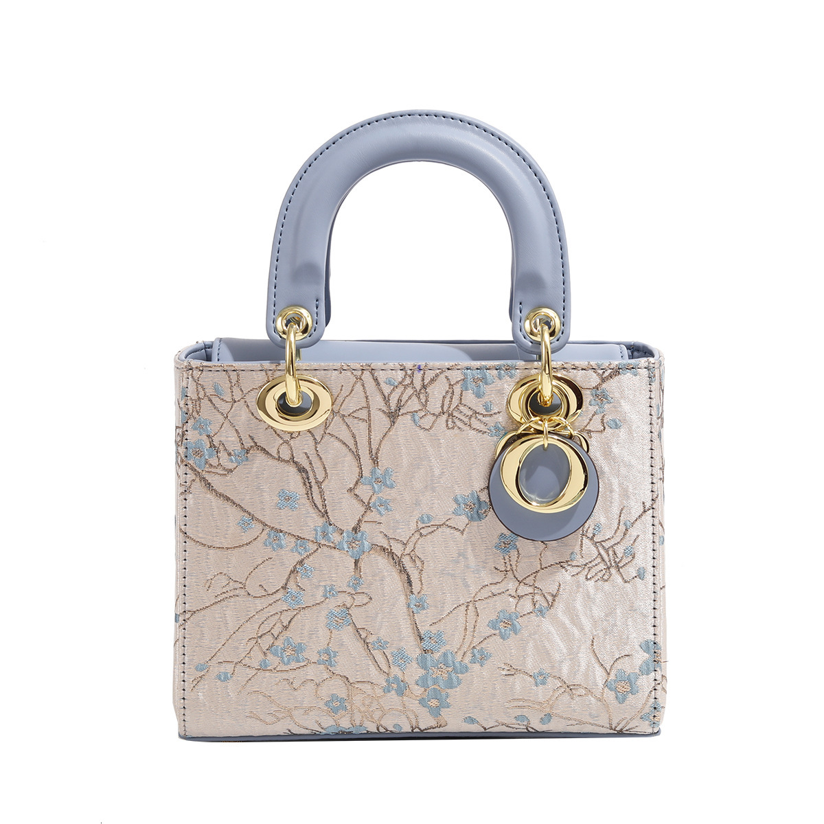 Free Shipping Designer Luxury High-quality Princess Diana Bag Women Large Capacity Handbag New Elegant Plum Blossom Embroidery Shoulder Bag Crossbody 