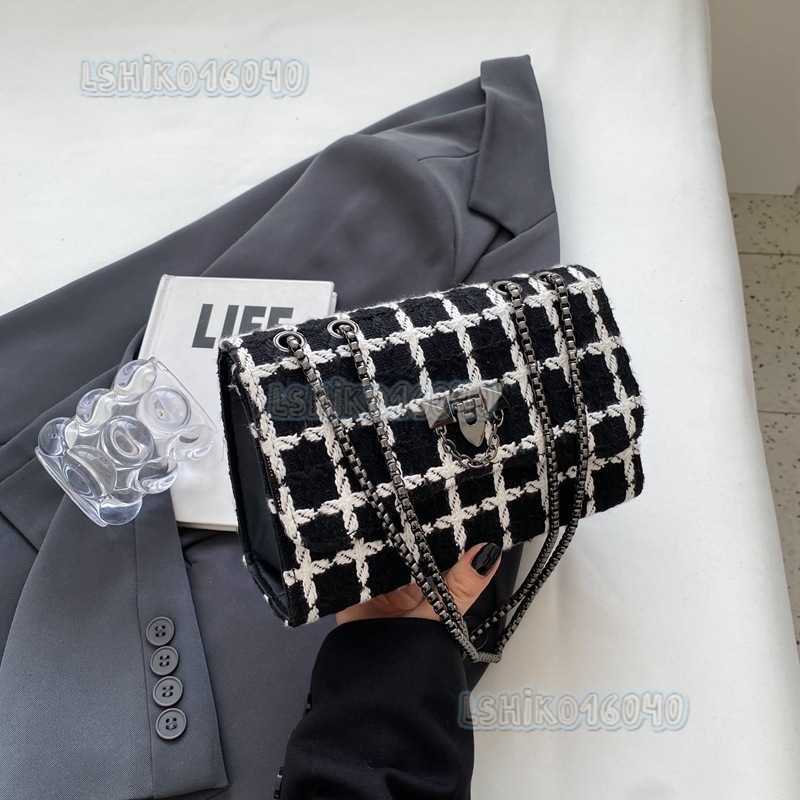 Trendy Bags for Women 2023 New Fashion Chain Small Square Bag Casual Simple Shoulder Bag Personality Crossbody Bag H250808