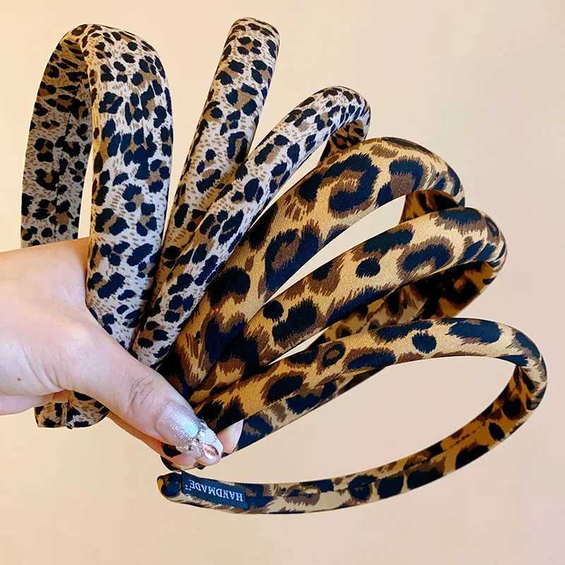1/3pcs 1.5/2/3CM Chic Leopard Print Band With Sponge Padding for Women Girls Daily Use Fashion Comfortable Hair Accessory Y250809