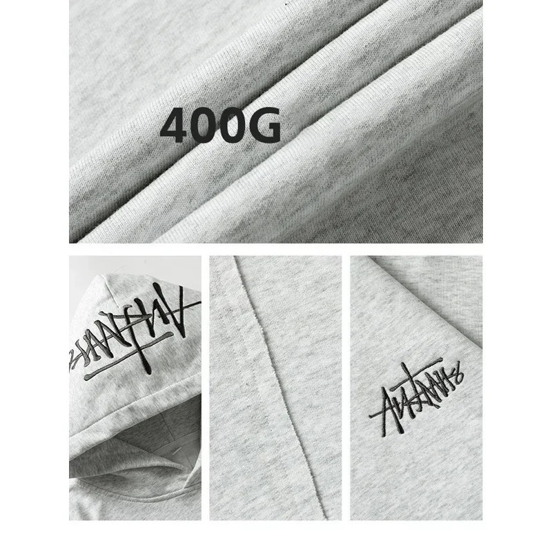 TFETTERS Embroidery Man Hooded Sweatshirts 2025 Autumn Winter Motion Mens Hoodie Streetwear Fashion Vintage Clothing y250729