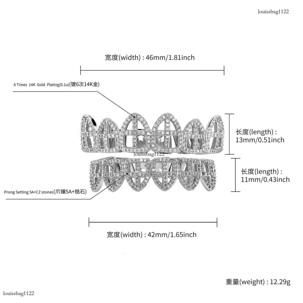 Hip-Hop Style Personality Cross Hollow Full Dia Grid Precision Zircon Bracelet New Arrival
