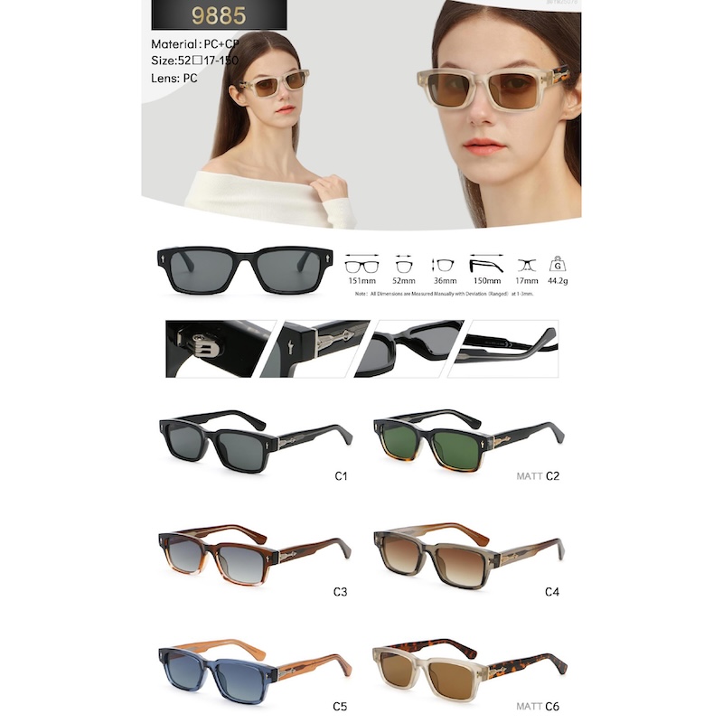 Small Square Sunglasses Vintage Steampunk Men Women Cyberpunk Thick Glasses Clear Retro Goggles Gothic Y2K Futuristic Cool INS Niche High-end Sturdy M