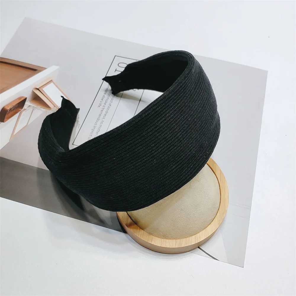 Fabric Wide Handmade For Wen Girl Bands Vintage Fabric Hair Bands Fem Bohe Hair Hoop Hair Accessories Gift Y250809