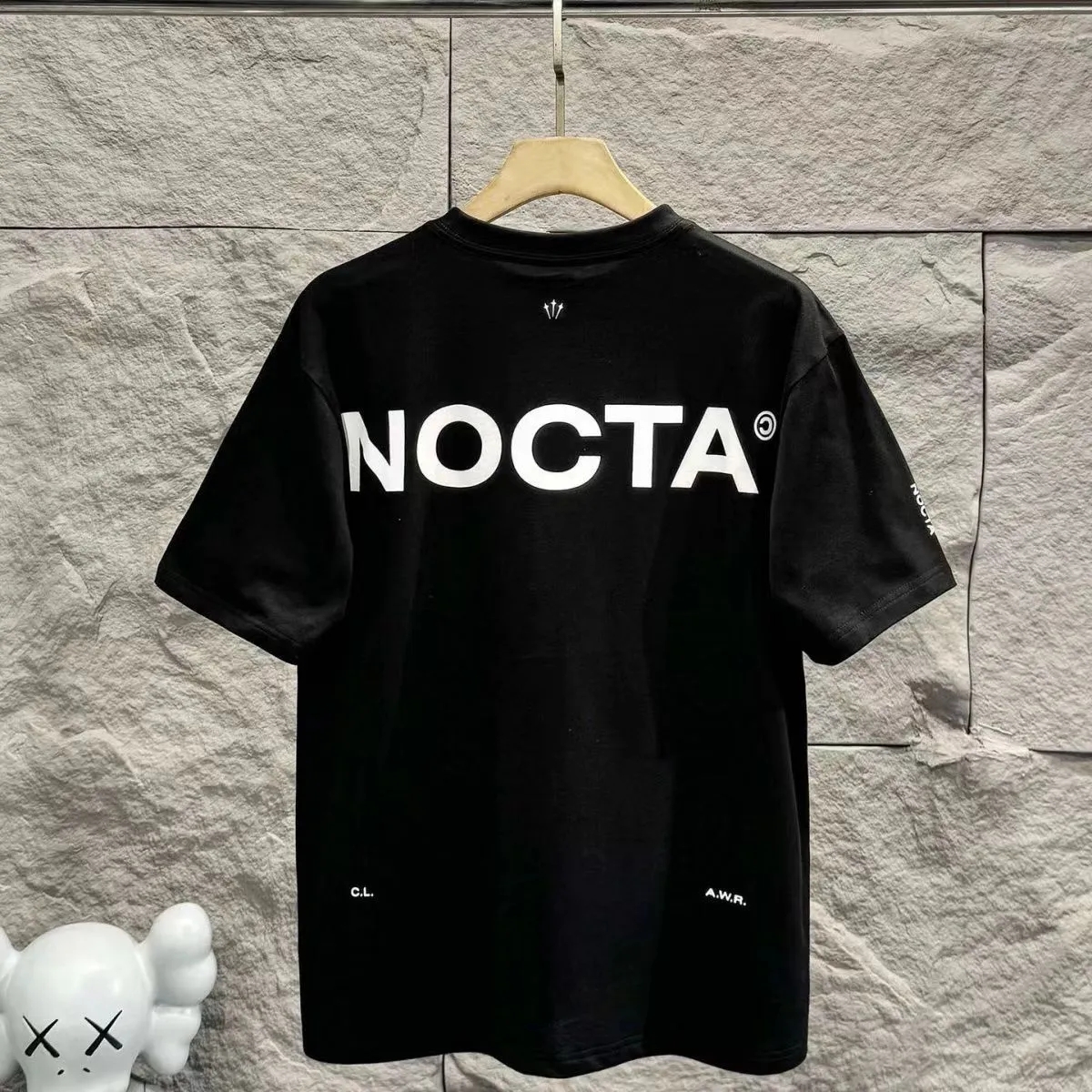 NOCTA Letter Mens Sports Tshirts Laminated Print Sports Functional Short Sleeve Cotton T-shirt High Quality Oversize Round Neck Tee Mens Womens Leisure Couples Tops