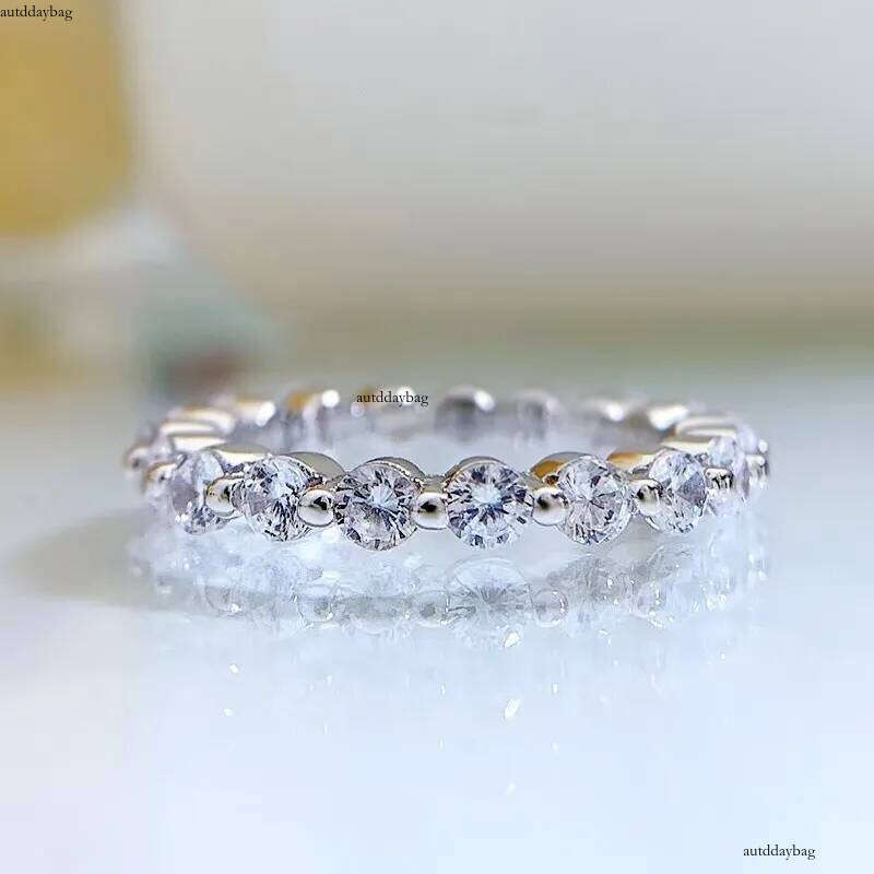 Choucong Ins Top Sell Elegant Wedding Rings Ladies Fashion Jewelry Sterling Sier Fill Round Cut 5A Cubic Zircon CZ Dia Party Women Engagement Band Rin