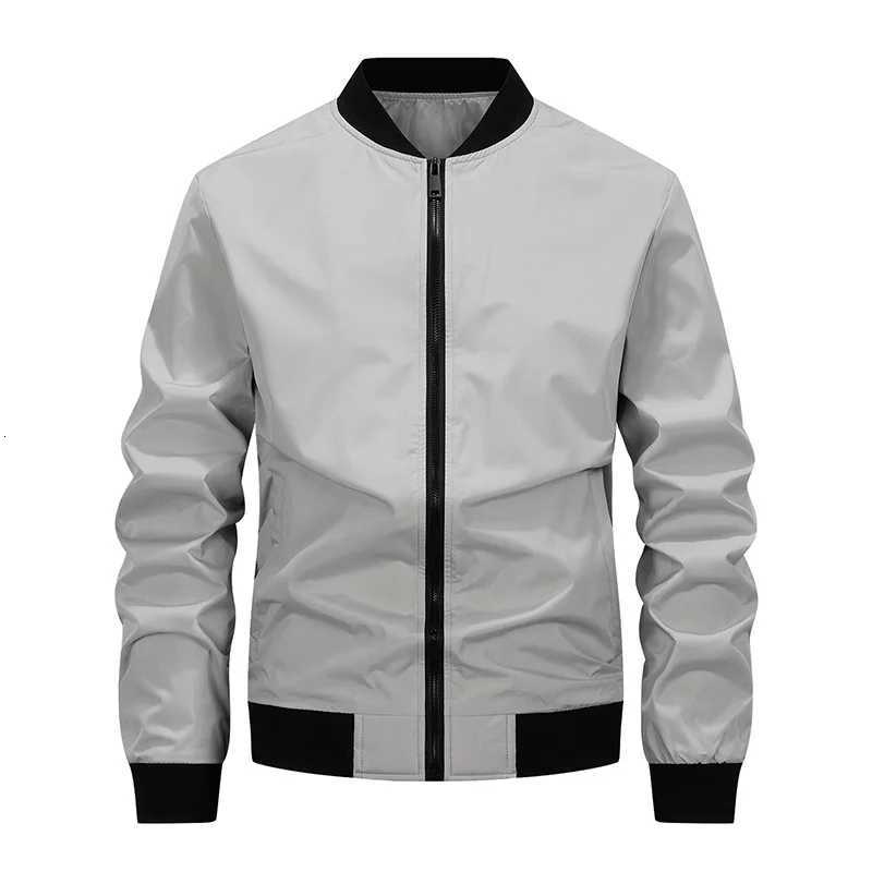 Mens Jacket Autumn Lightweight Bomber Jackets Waterproof Casual Jacket Outdoor Business Work Jacket Windbreaker Mens Clothing W250809