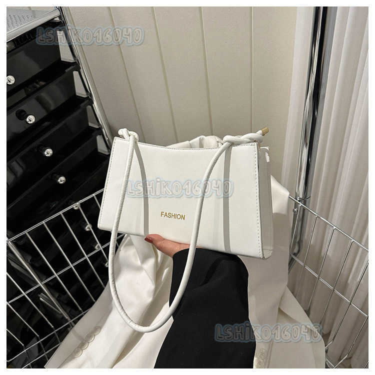 Unique Candy Color Underarm 2024 Autumn New Fashion Trend Simple Single Shoulder Handbag Baguette Womens Bag H250808