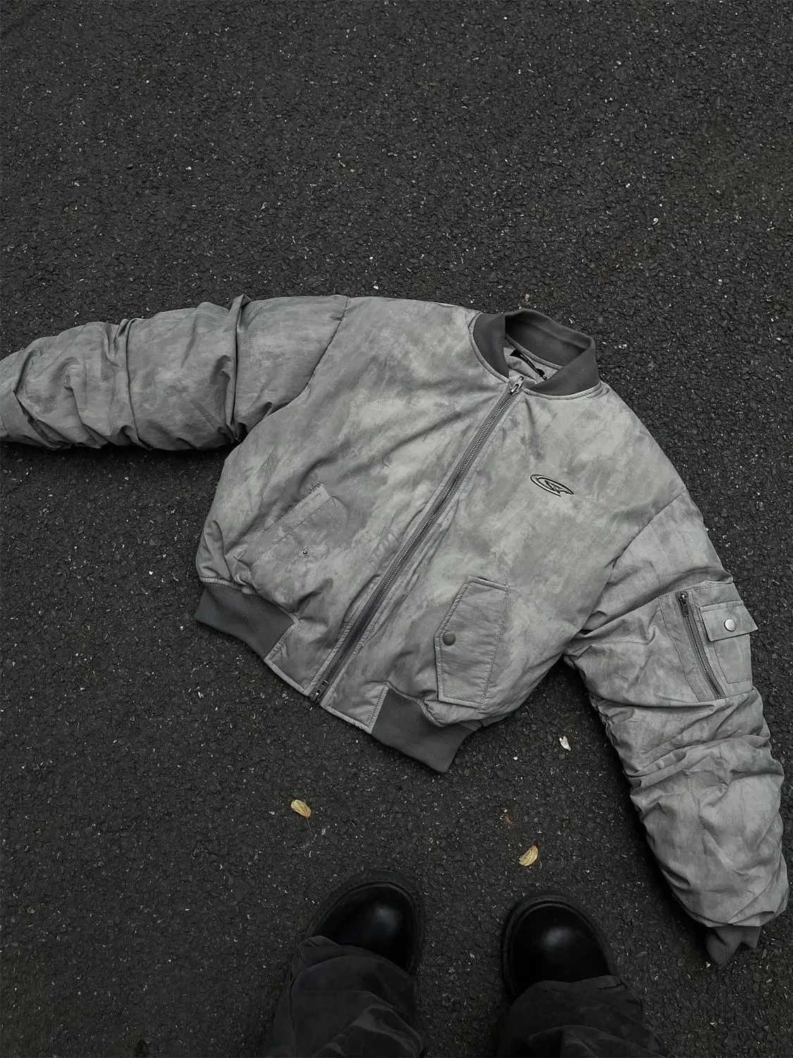 New Korean Fashion Retro Flight Suit Baseball Suit Y2k Jackets for Men Hip Hop Punk Long Sleeve Zipper Jacket Coats Streetwear W250809