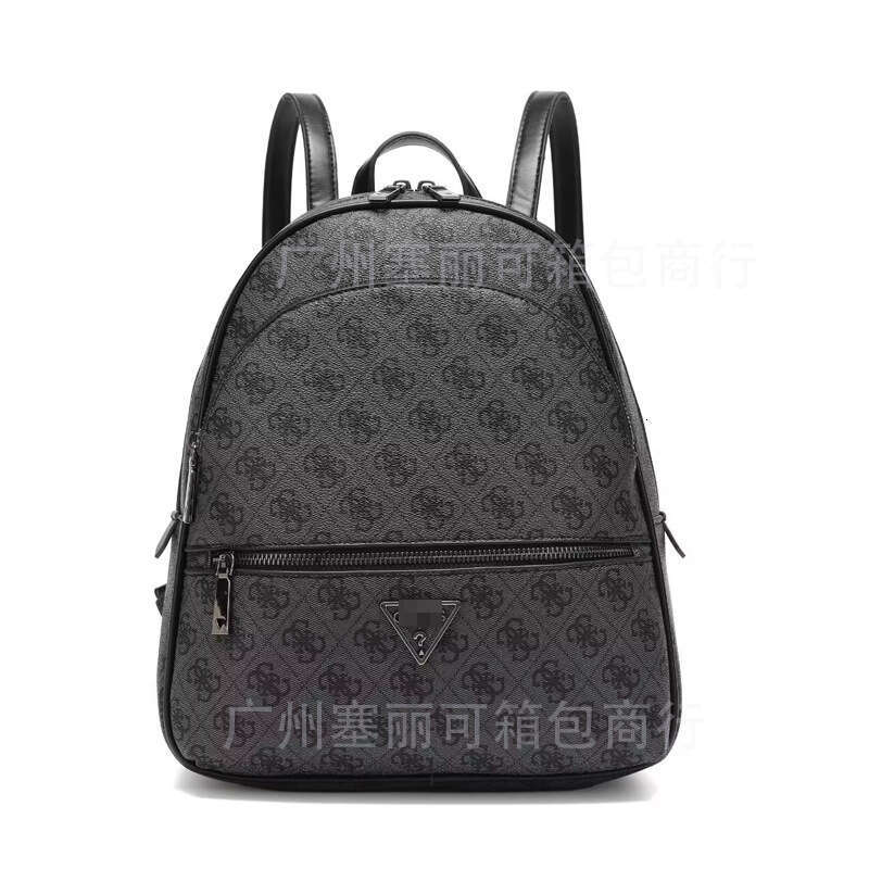 Gs Large Capacity Trendy Casual Simple Vintage Fashion Print Backpack Women's Bag