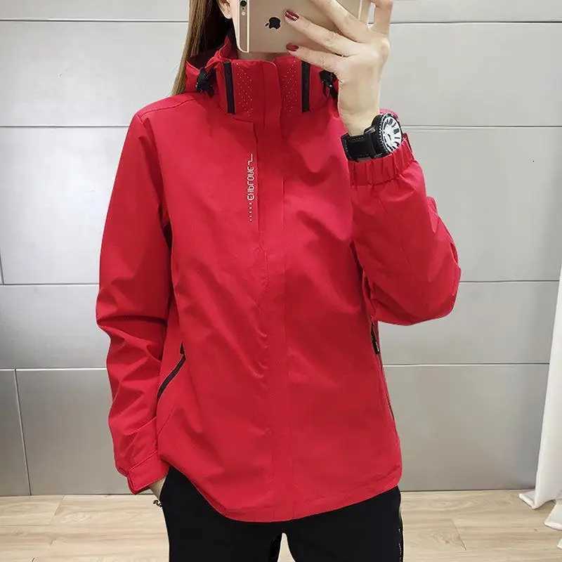 Outdoor Windproof Waterproof Mens Jacket Thin Spring Autumn Climbing Suit Single Layer Couples Coats Womens Long Sleeve W250809