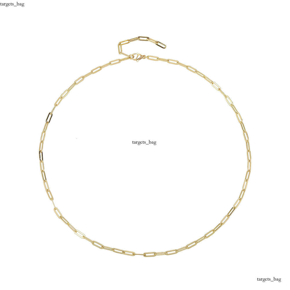 Gold-Plated Sterling Silver Necklace Women's Bracelet Cuban Non-Fading Chain Jewelry