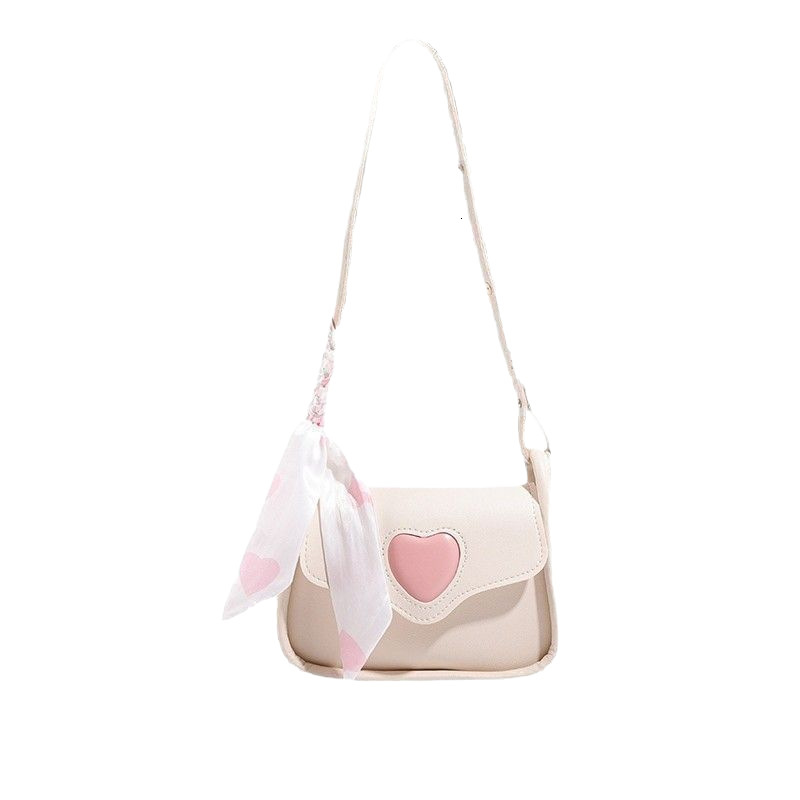2025 Autumn New Women s Shoulder Bag New Armpit Bag Heart Pattern Simple And Fashionable Small Square Bag New Women s bag Crossbody women s Bag Autumn