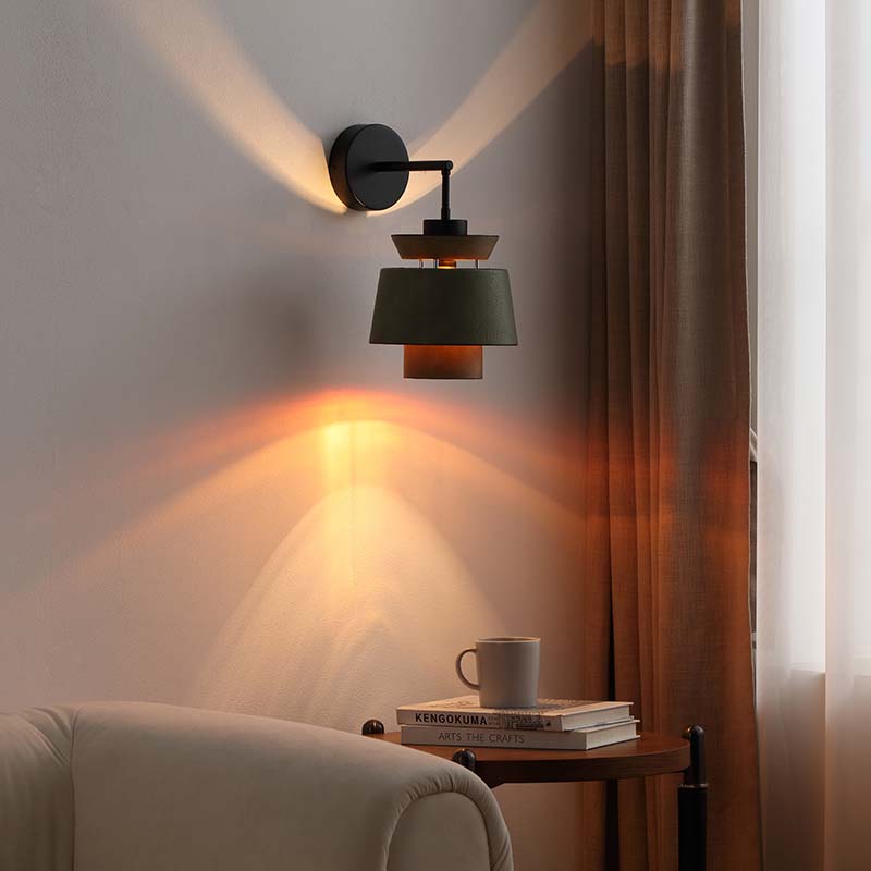 Retro Vintage Style LED Wall Light Fixture for Cozy Ambient Illumination W21306-E14