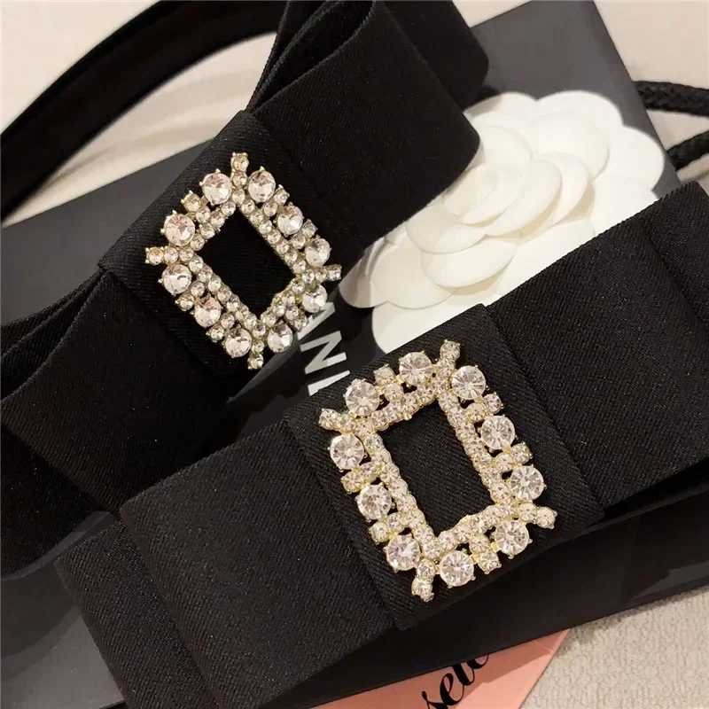 Korean Fashion Fabric Bow Haiand Luxry Crystal Rhinestone Hair Clips Bridal Hair Bands Hair Accessories for Girls Wen Y250809