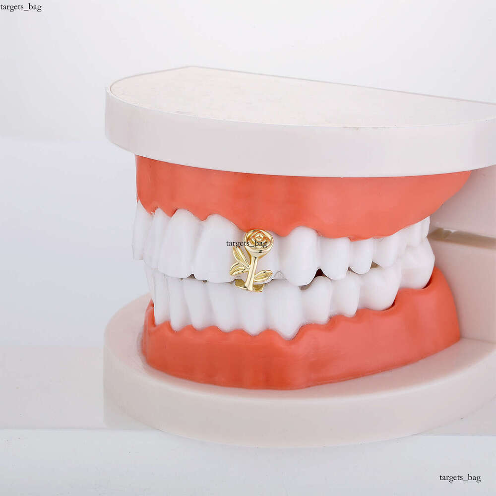 Single Tooth Rose Gold Bracelet Hip-Hop Unisex Versatile Personality Fashion New Arrival
