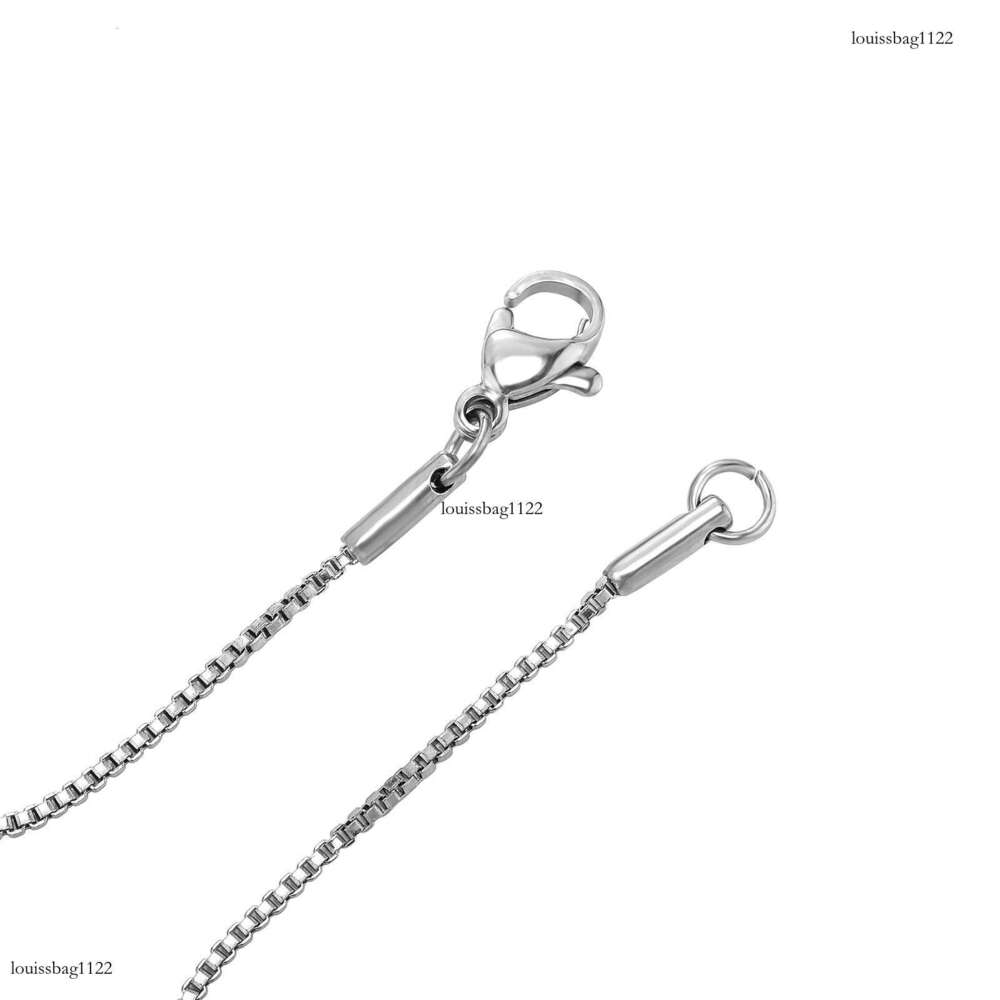 1.1mm Sterling Silver Universal Necklace 14K Gold Plated Women's Color Retention Versatile Box Chain Factory
