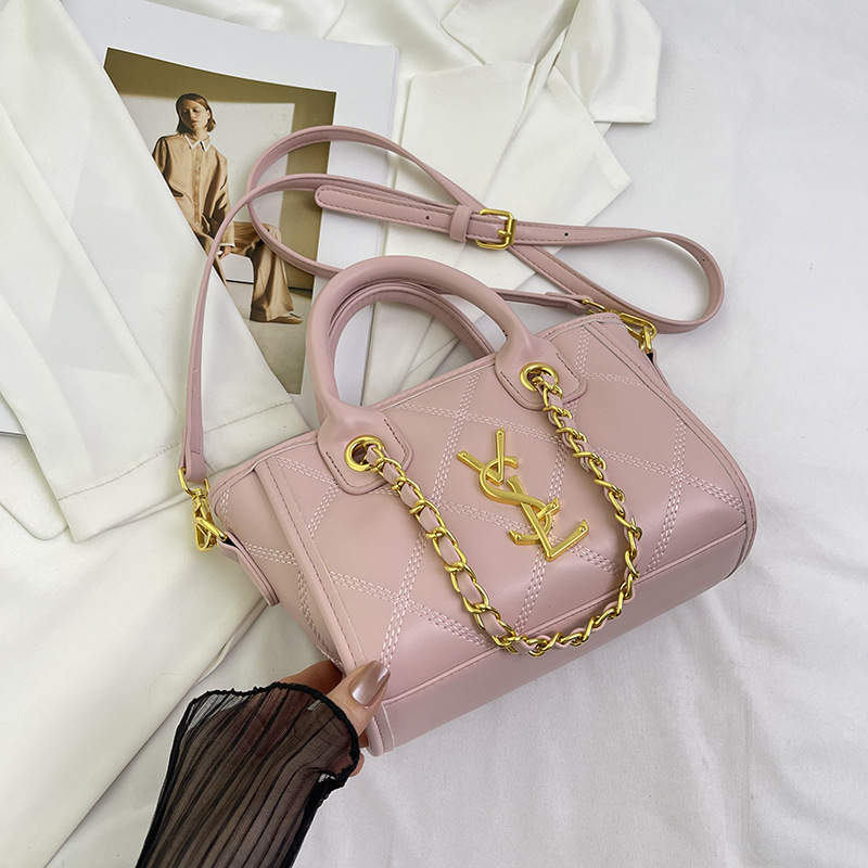 2025 New Free shipping designer bags for womens Shoulder bags brown black pink blue New fashionable and versatile diamond grid bucket bag