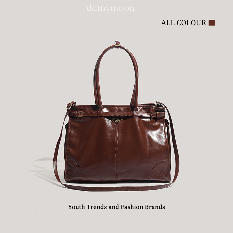 Large Capacity Tote Underarm 2025 New Fashion Single Shoulder Handbag Commuter Bag ddmymoon