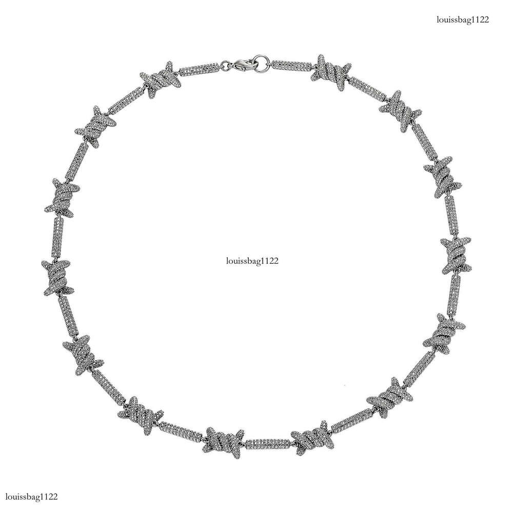 Hip Hop Color-Retaining Iron Wire Thorn Chain Necklace Men's Versatile Personality Bracelet Women's