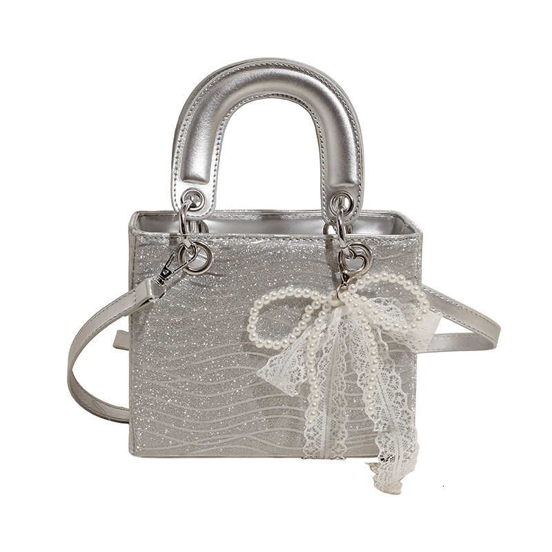 Designer's High-end Rhinestone Princess Diana Bag Cross-border New Exquisite Handbag, Light Luxury Quilted Fashionable Single Shoulder Crossbody 
