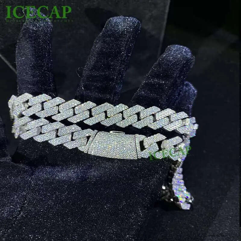 New Design Men Hip Hop Pendant VVS Moissanite Gold Plated Sier Iced Out Necklace