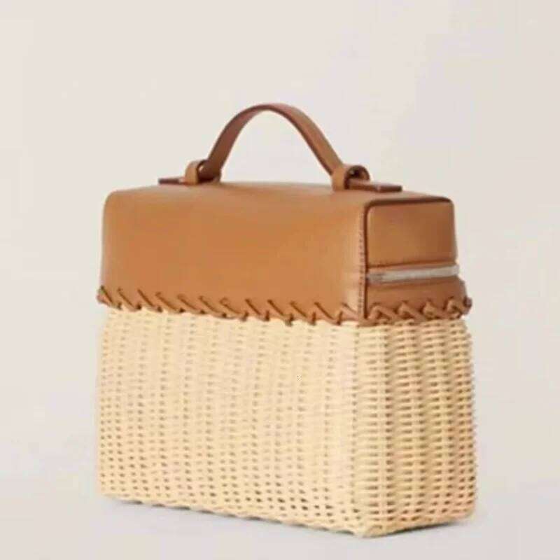 2025 Montage Women Handbags Eco-Friendly Summer Vintage Rattan Handmade Kintted Woven Crossbody Bag Flap Purses