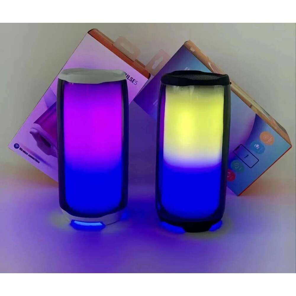 PULSE 5 Family K Song Bluetooth Speaker Portable Column RGB Atmosphere Lamp Audio Boombox Outdoor Waterproof Subwoofer With Mic