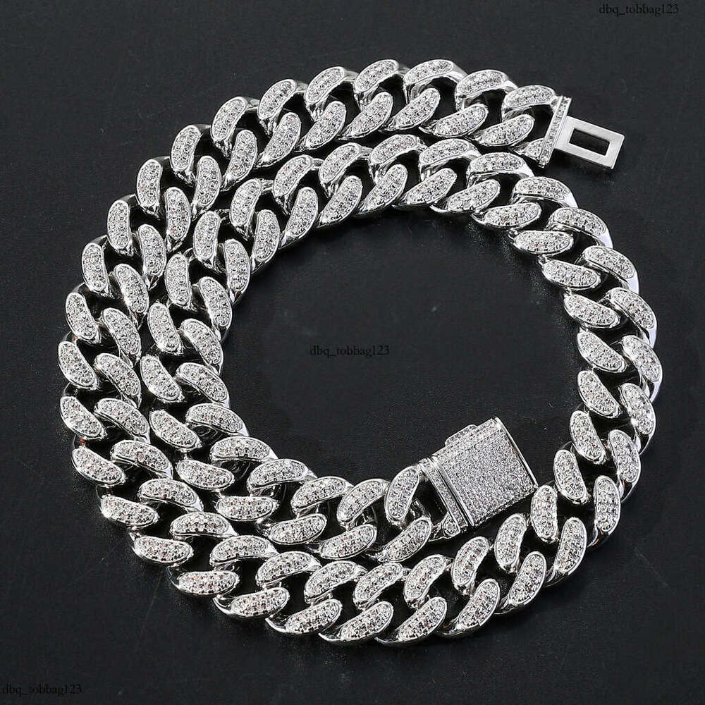 Necklace 15mm Cuban Chain Jewelry Flip Clasp Men Hip Hop Accessories