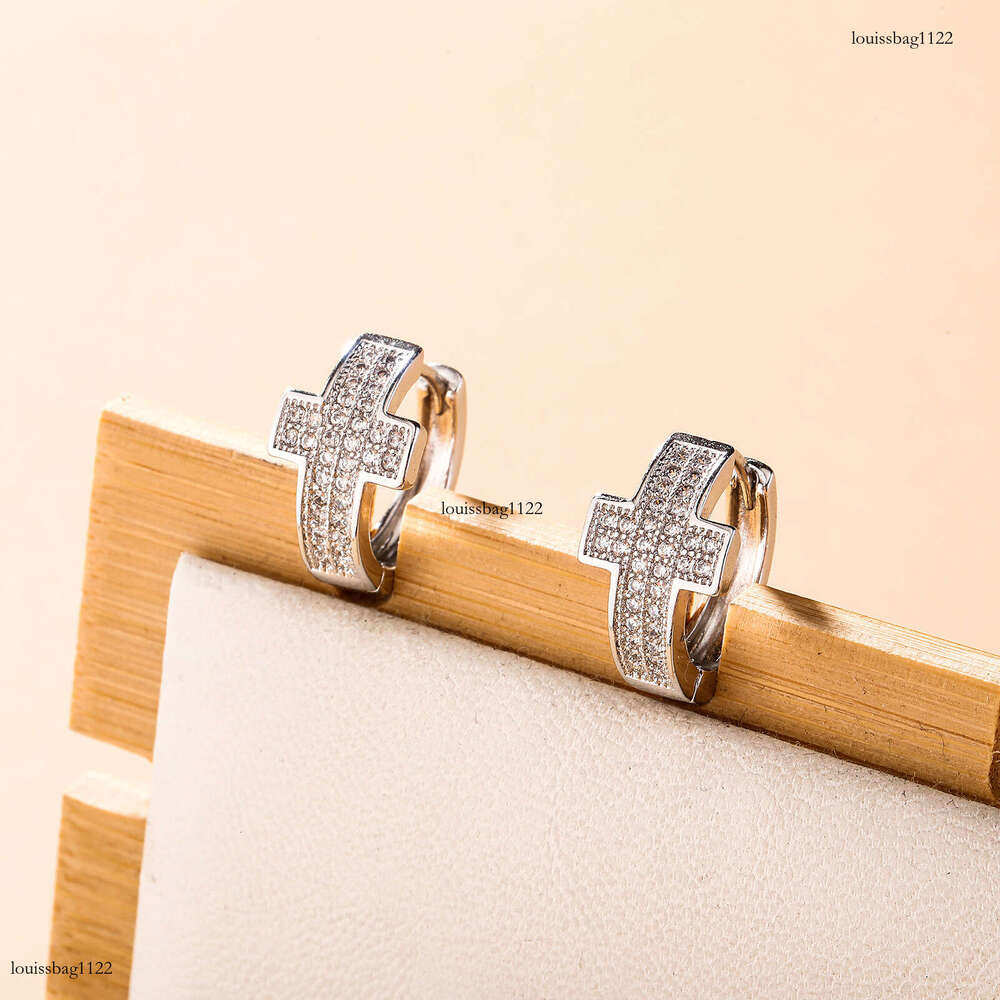 Korean Style Fashion Cross Personality Hip Hop Ear Cuffs Studs Trendy Earrings