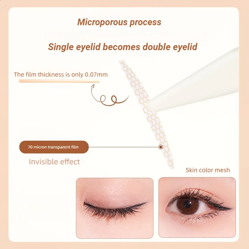 AKF Double Eyelid Patch Invisible Natural Without Trace Durable.makeup Tools Eyelid Tape Eyelid Lifter Strips Eyelid Taping 250807