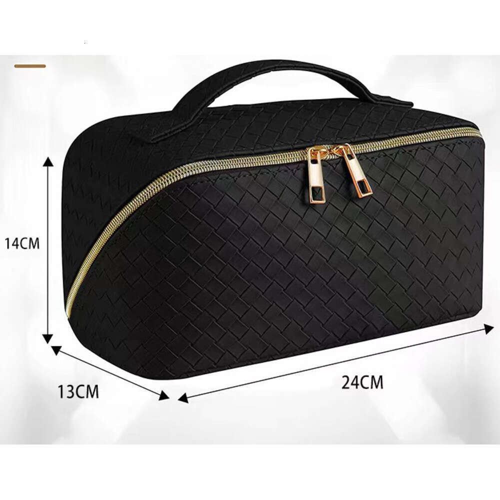 PU High Aesthetic Large Capacity Convenient Pillow Makeup Travel Toiletry Embossed Multifunctional Storage Bag