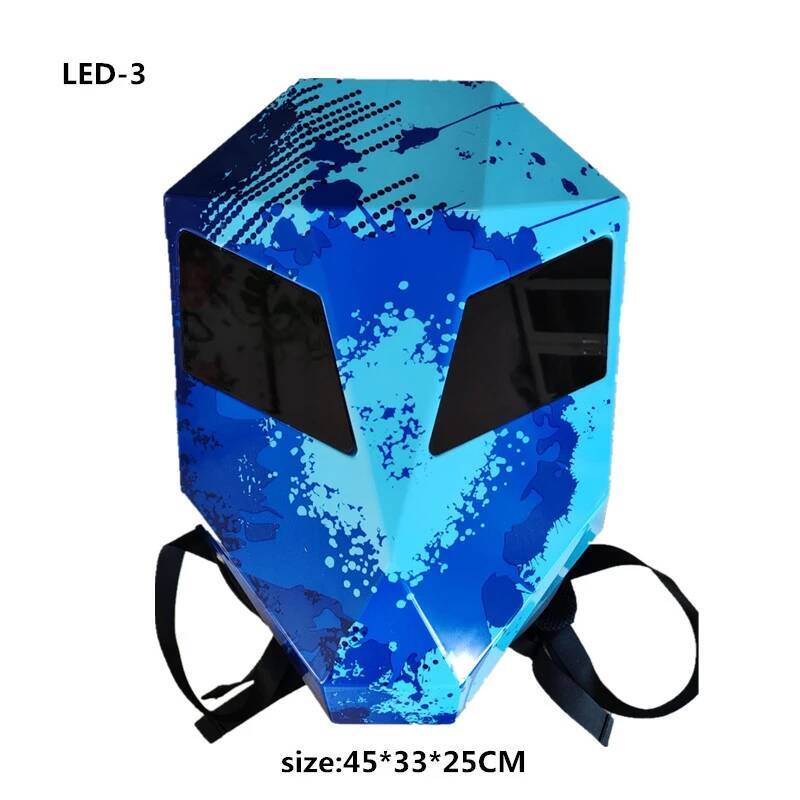 LED Backpack Motorcycle helmet bag Riding equipment waterproof multi-functional luminous backpacks School Bag Back Pack Plecak high-quality
