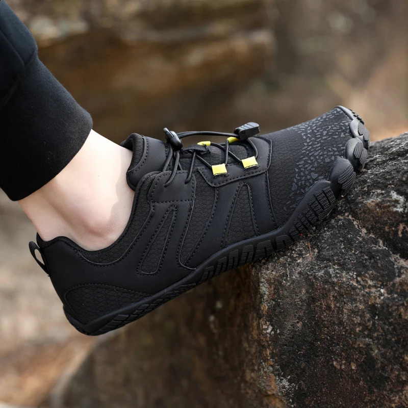 Hiking Barefoot Shoes for Men Quick Drying Hiking Travel Breathable Non-Slip Athletic Footwear Wide Toe Outdoor Hiking Shoes 250805
