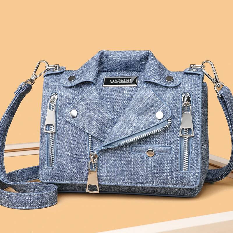 Denim Cotton Handbag Designer Ladies Purses High Quality Shoulder Bag Brand Women Sac Female Crossbody Bags 2025