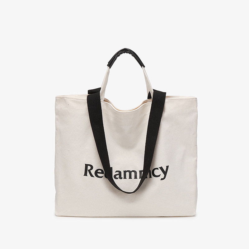 Large Capacity Canvas Tote Bag for Women Versatile Commuting Shoulder Handbag ddmymoon
