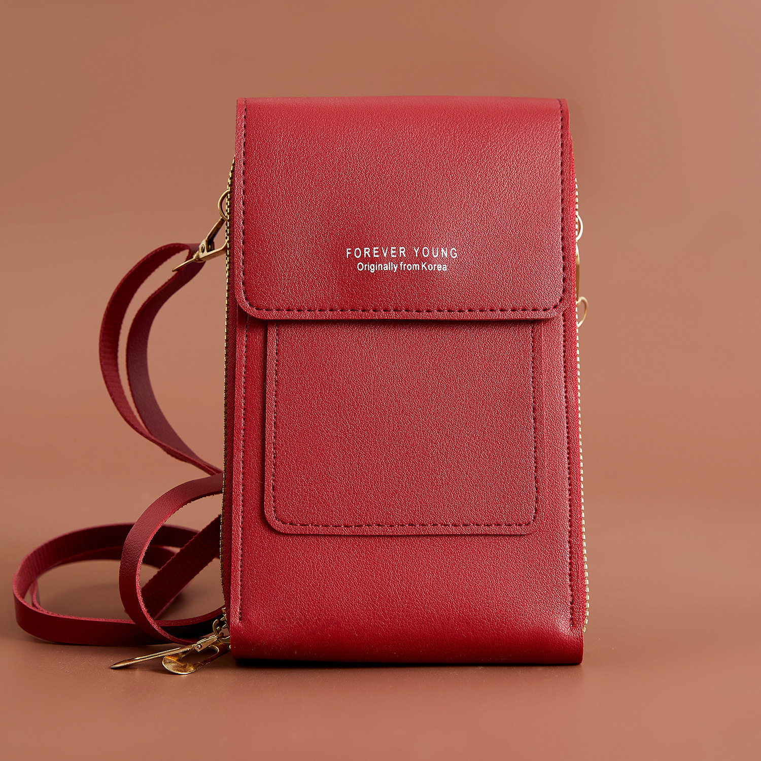 Cross-border In-stock Phone Bag For Women, High-end Feel, Crossbody Bag, Luxury Bag Mini Vertical Phone Pouch, Multifunctional Fashion Phone Bag
