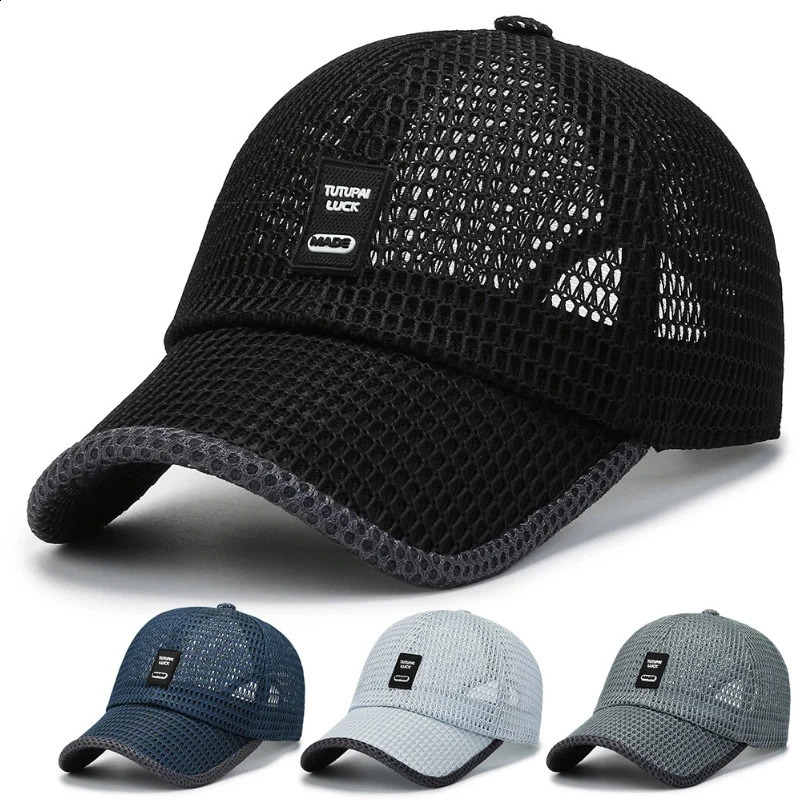 NORTHWOOD Mens Mesh Baseball Cap Breathable Summer Caps Dad Hat Outdoor Fishing Hats Bone Gorras Trucker Cap 250805