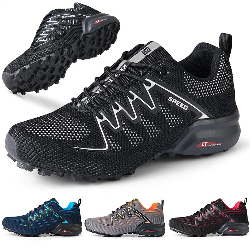 Summer Mens Hiking Shoes Mesh Hiking Tactical Training Shoes Outdoor Walking Travel Hiking Sports Shoes Men Size 40-47 250805