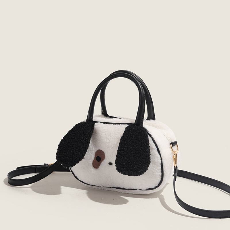 Plush Cute Puppy Pillow 2025 New Handheld Versatile Commuter Crossbody Bag ddmymoon