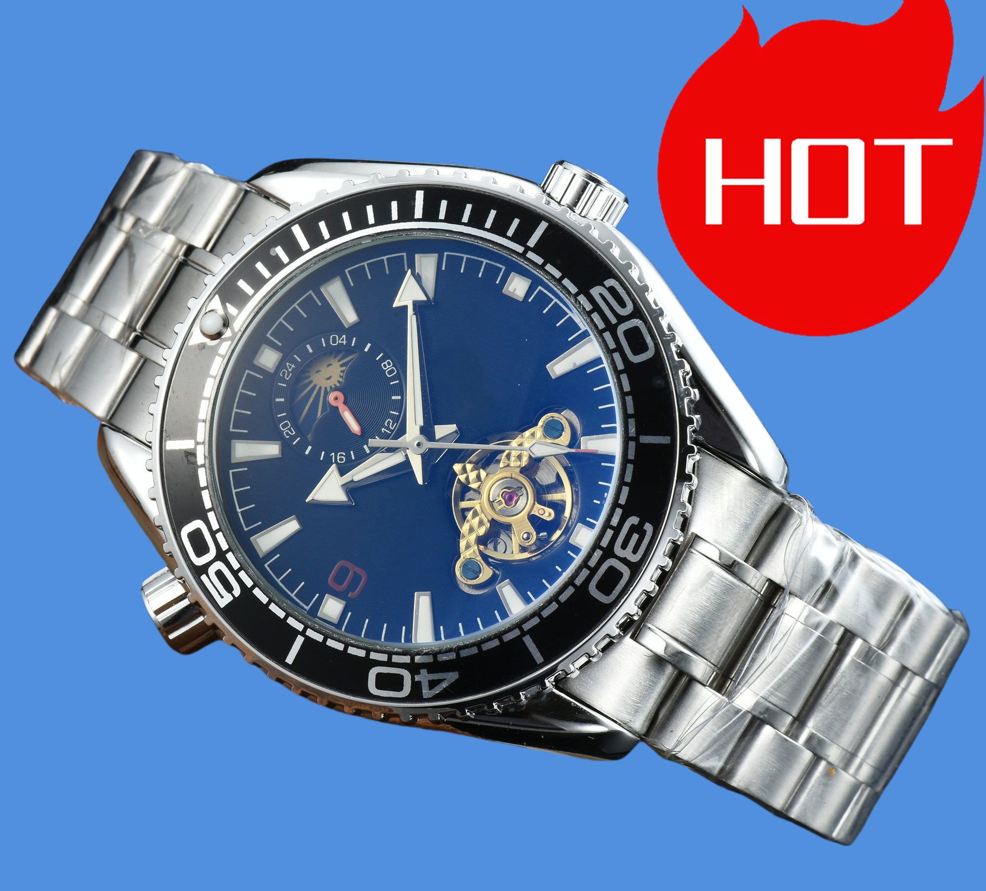 Women men's luxury OMGity SEAMASTERity SPEEDMASTERity Wristwatches digital automatic mechanical watch Tourbillon waterproof IRM QA LU men watches DJ81