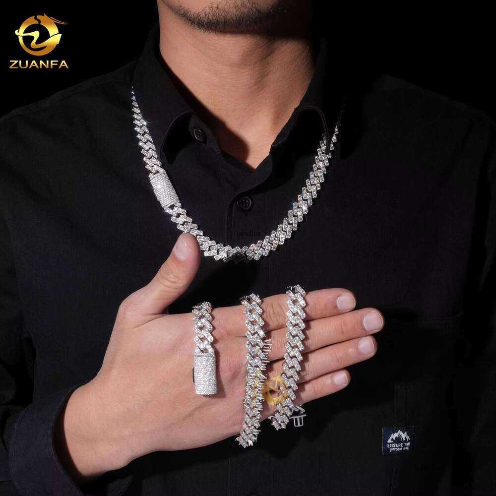 Preparing To Ship A Row Of 13Mm Silica Stones, Cuban Singers, Chains, Cross Hip-Hop Necklaces, Rap Singers