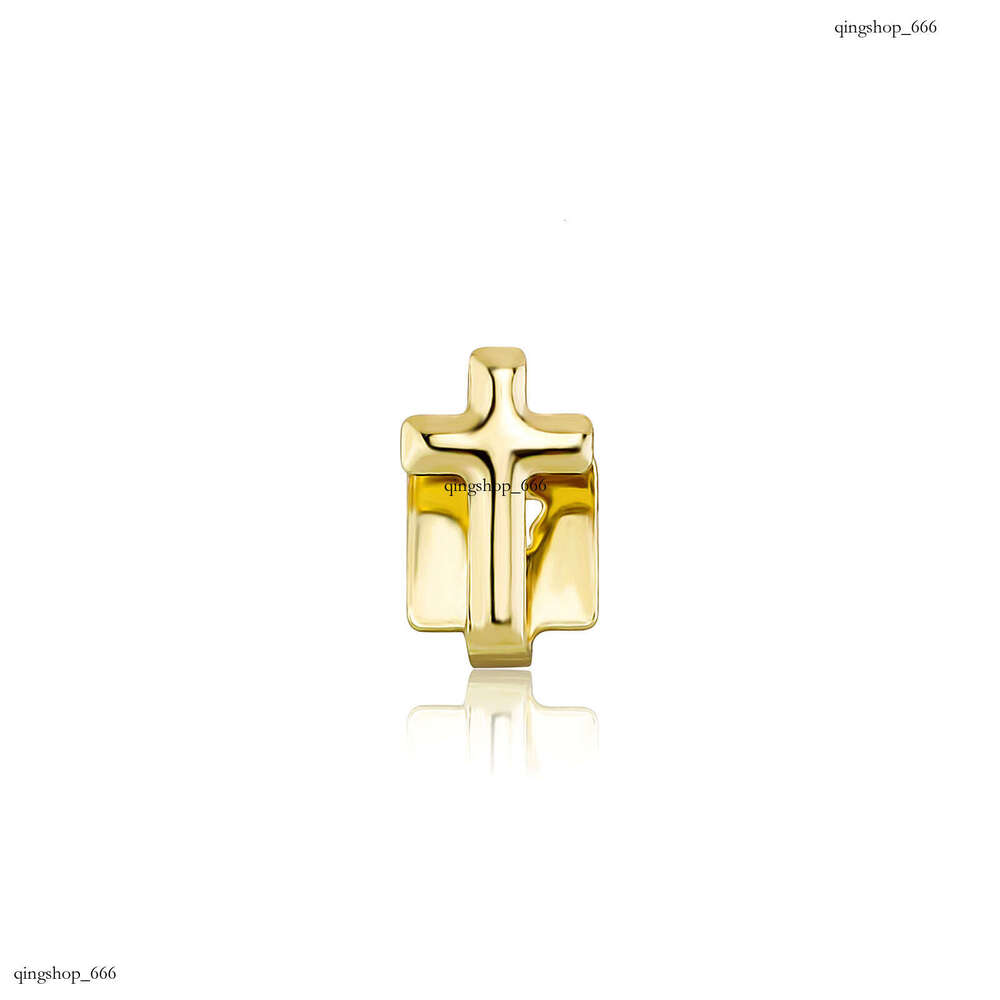 New Single Cross Gold Teeth Grillz Rapper Hip Hop Jewelry
