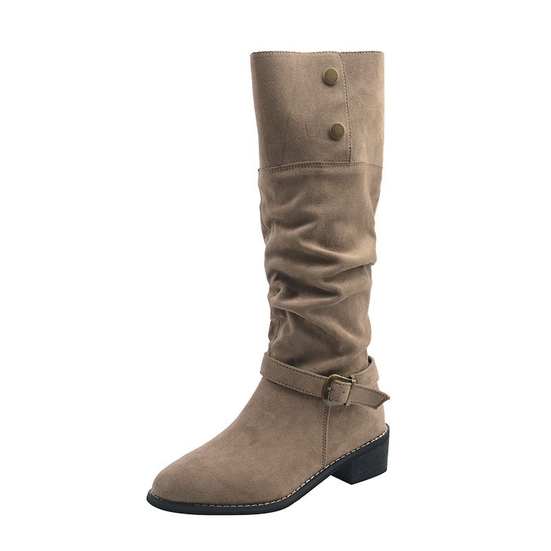 hot Free delivery designer woman boots Comfortable Martin boots middle boots wear resistant and anti slip daily boots