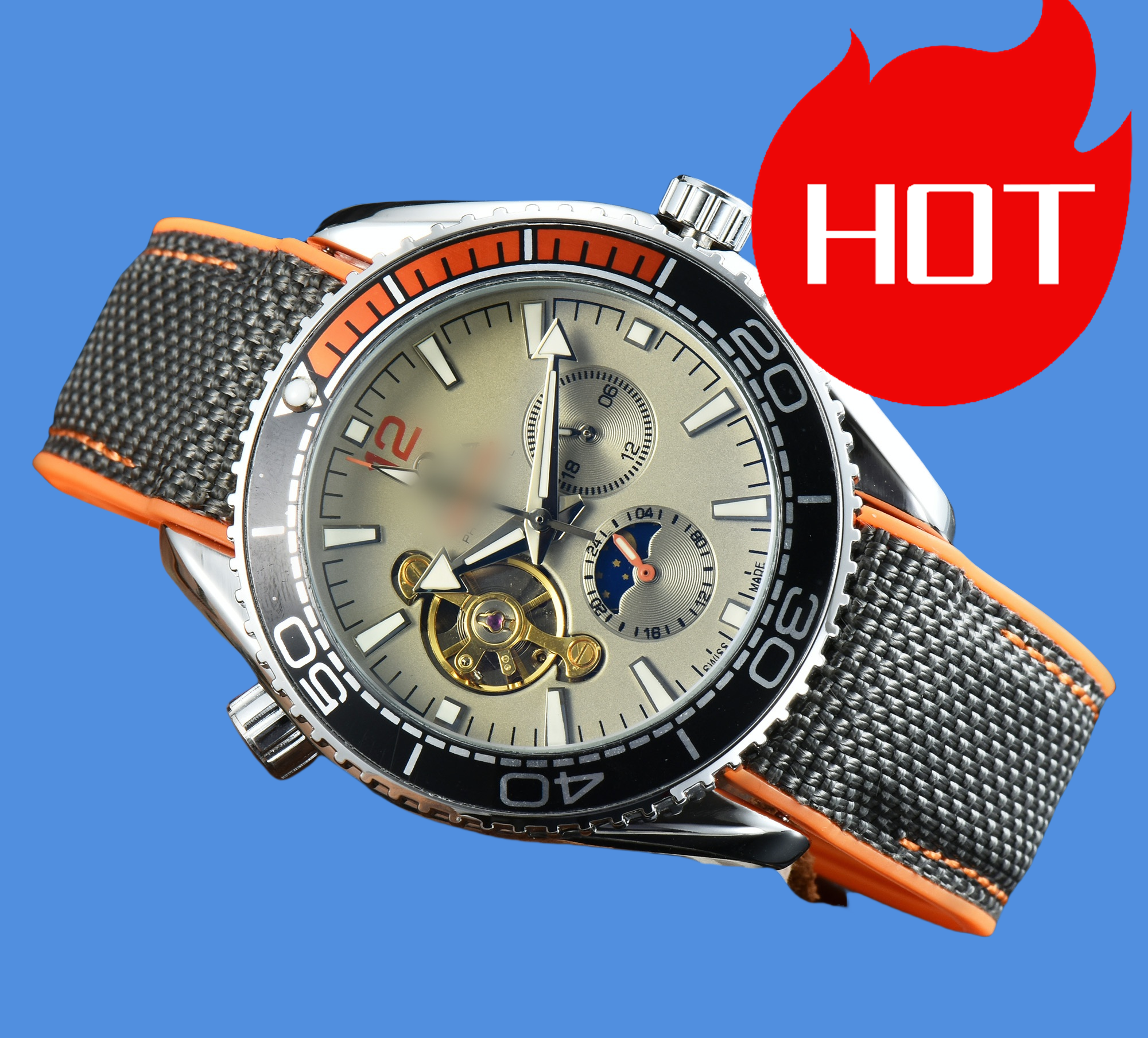 OMEGity Men women OMGity SEAMASTERity SPEEDMASTERity Tourbillon Automatic Movement Watch Mens Mechanical Watches Fashion Sports Designer Wristwatches OM105