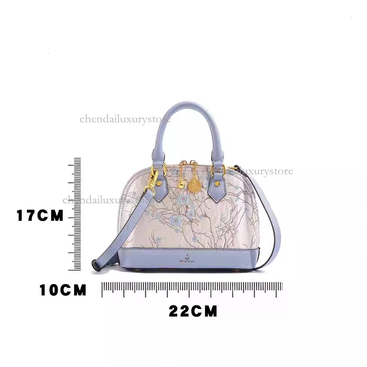 Free Shipping Designer New Chinese Plant Embroidery Shell Bag Handbag Luxury Niche High-end Crossbody Bag Phone Bag